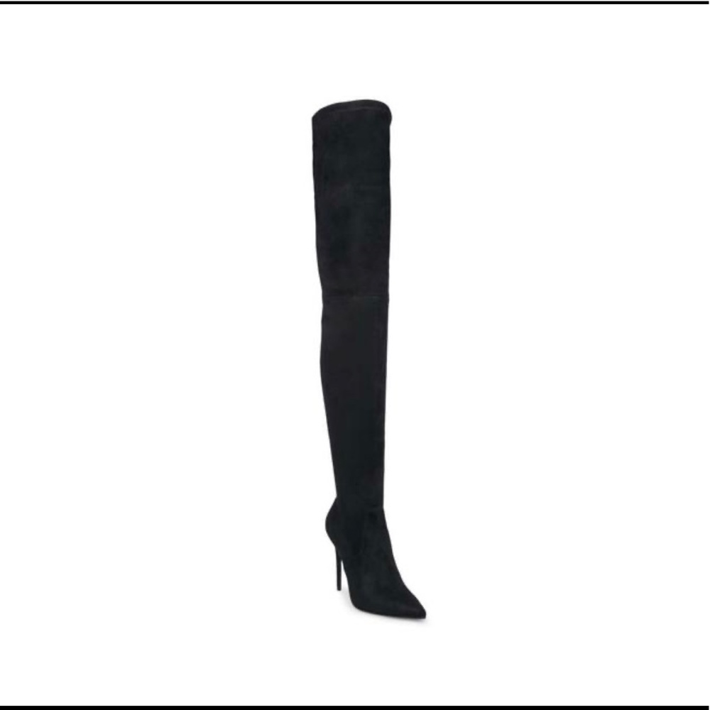 High heeled knee boots
